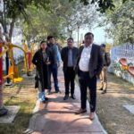 एमडीडीए के उपाध्यक्ष श्री बंशीधर तिवारी जी ने किया विकास कार्यों का औचक निरीक्षण